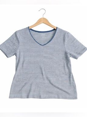 Chico’s Blue Stripe Tee